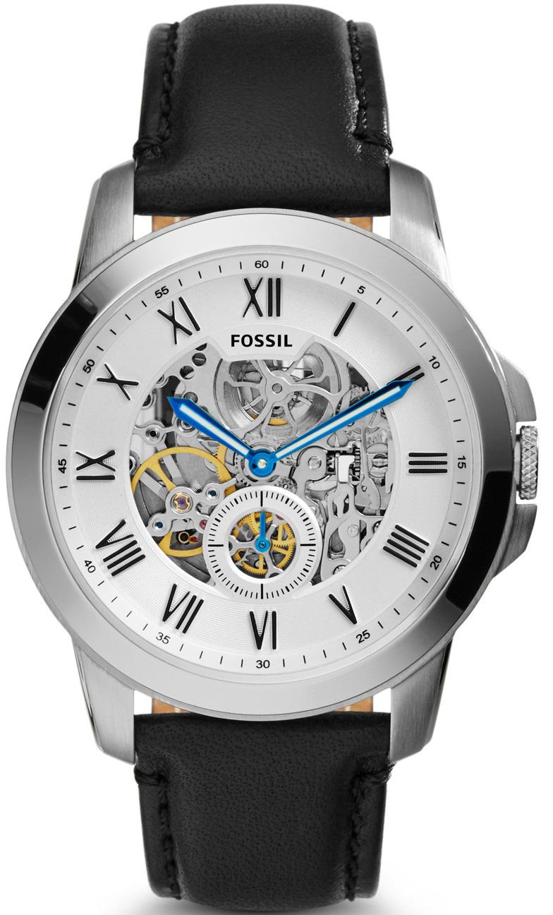Fossil ME3053 44 mm Siyah Deri Kordon Analog Kol Saati