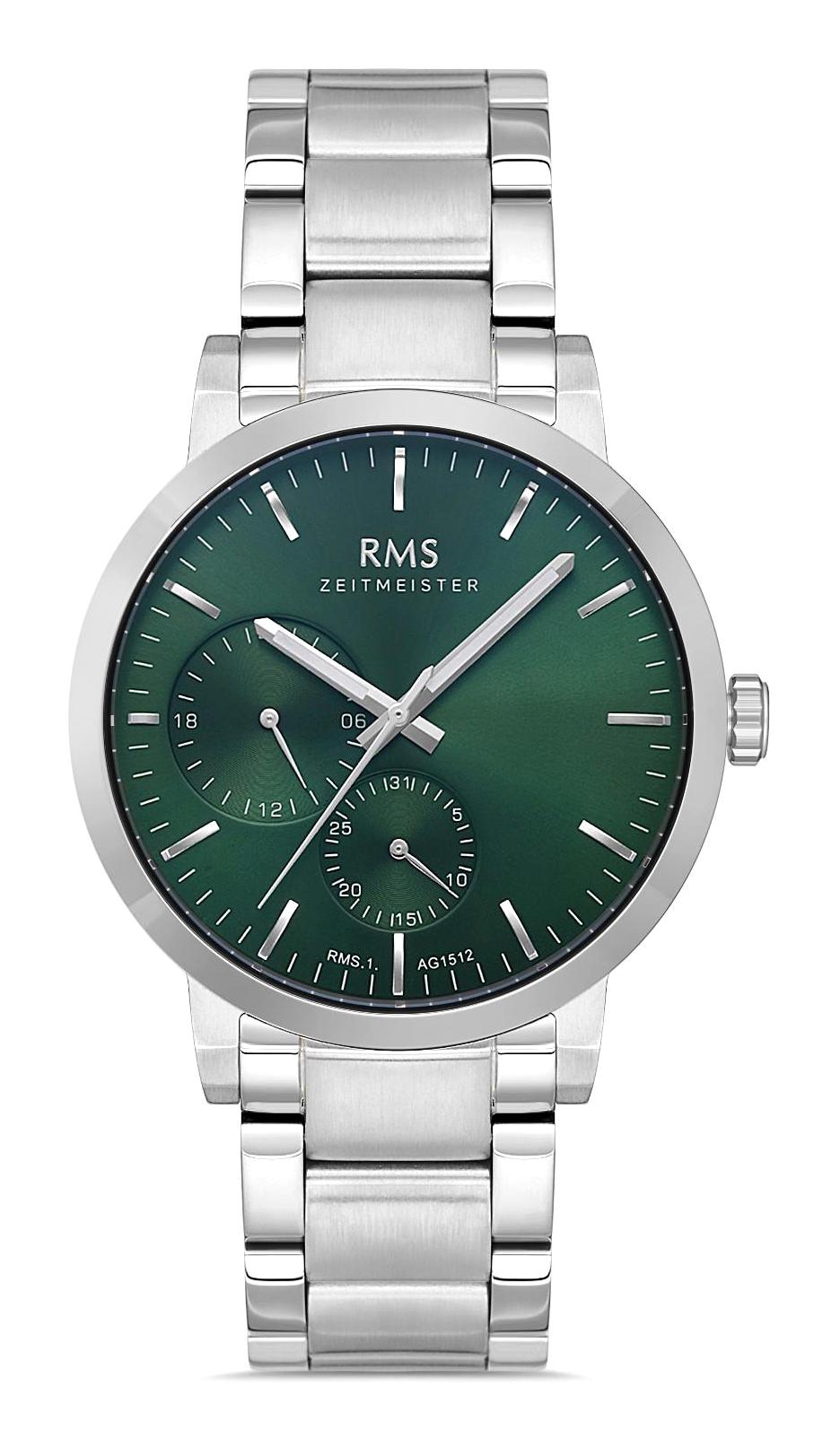 Romanson RMS.1.AG1512.04 Takvimli 42 mm Çelik Kordon Analog Erkek Kol Saati
