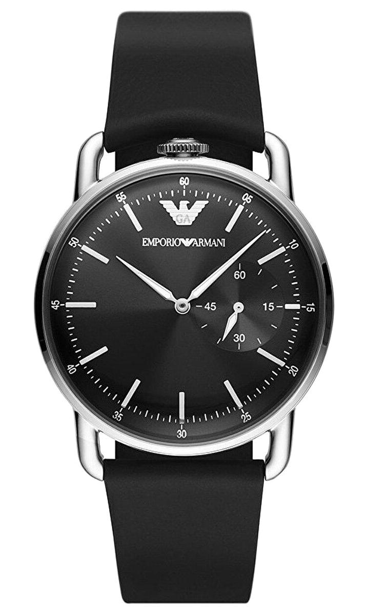 Emporio Armani AR11336 Takvimli 41 mm Siyah Deri Kordon Analog Erkek Kol Saati