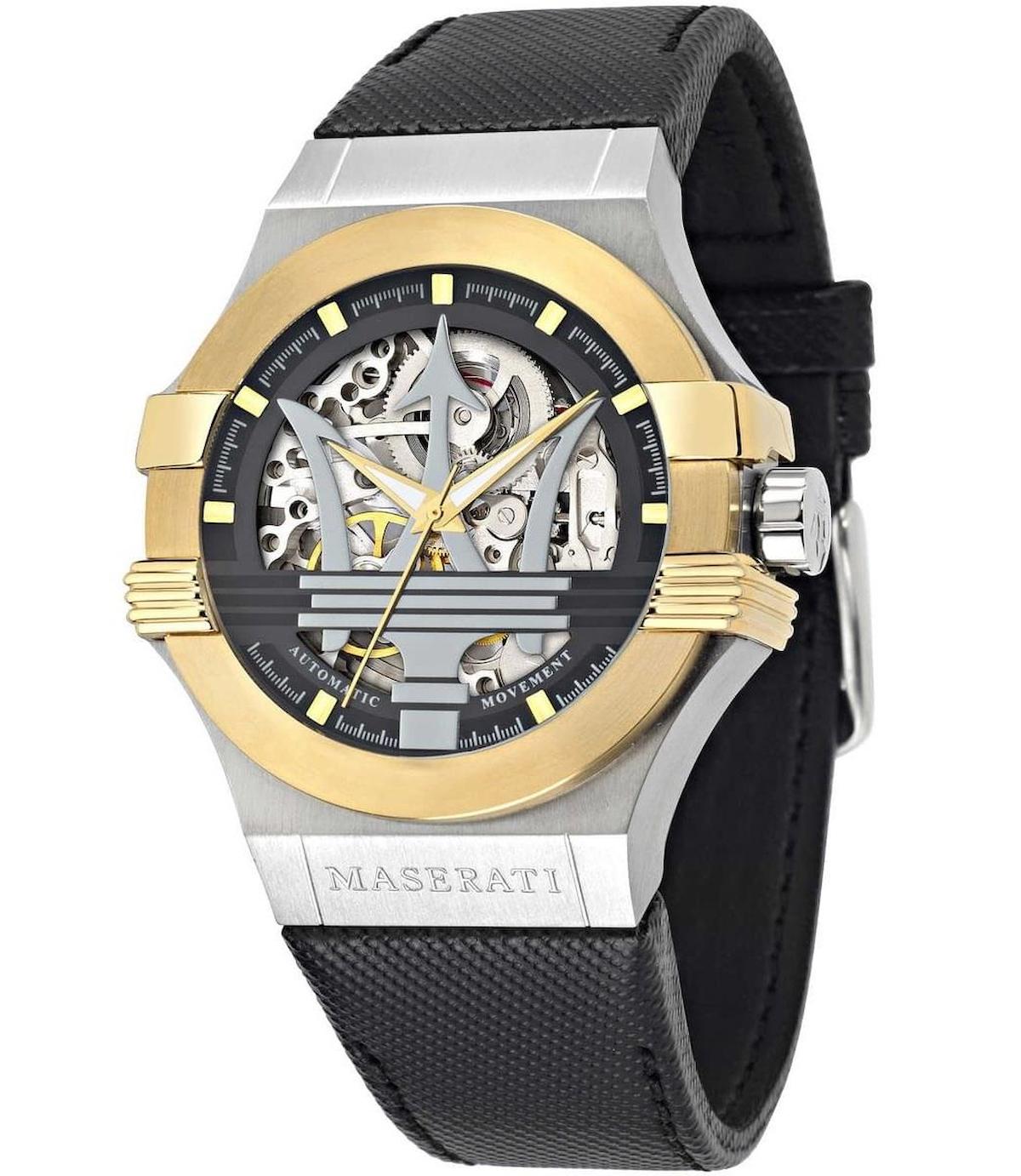 Maserati R8821108037 42 mm Siyah Deri Kordon Analog Erkek Kol Saati