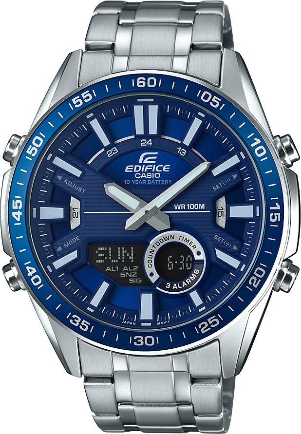 Casio EFV-C100D-2A Takvimli 46.6 mm Çelik Kordon Analog Kol Saati