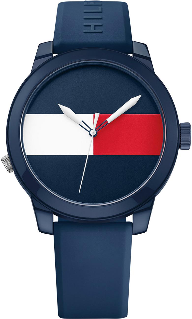 Tommy Hilfiger TH1791322 Takvimli 44 mm Lacivert Silikon Kordon Analog Kol Saati