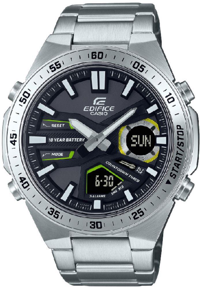 Casio EFV-C110D-1A3VDF Takvimli 46.9 mm Çelik Kordon Analog Erkek Kol Saati