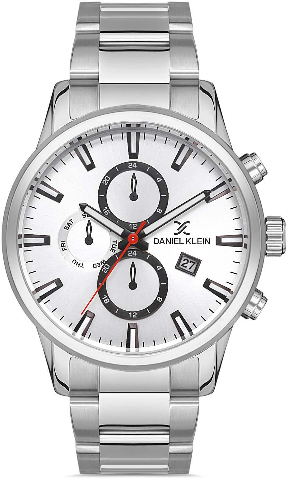 Daniel Klein DK.1.10126.2 Takvimli 45 mm Metal Kordon Analog Erkek Kol Saati