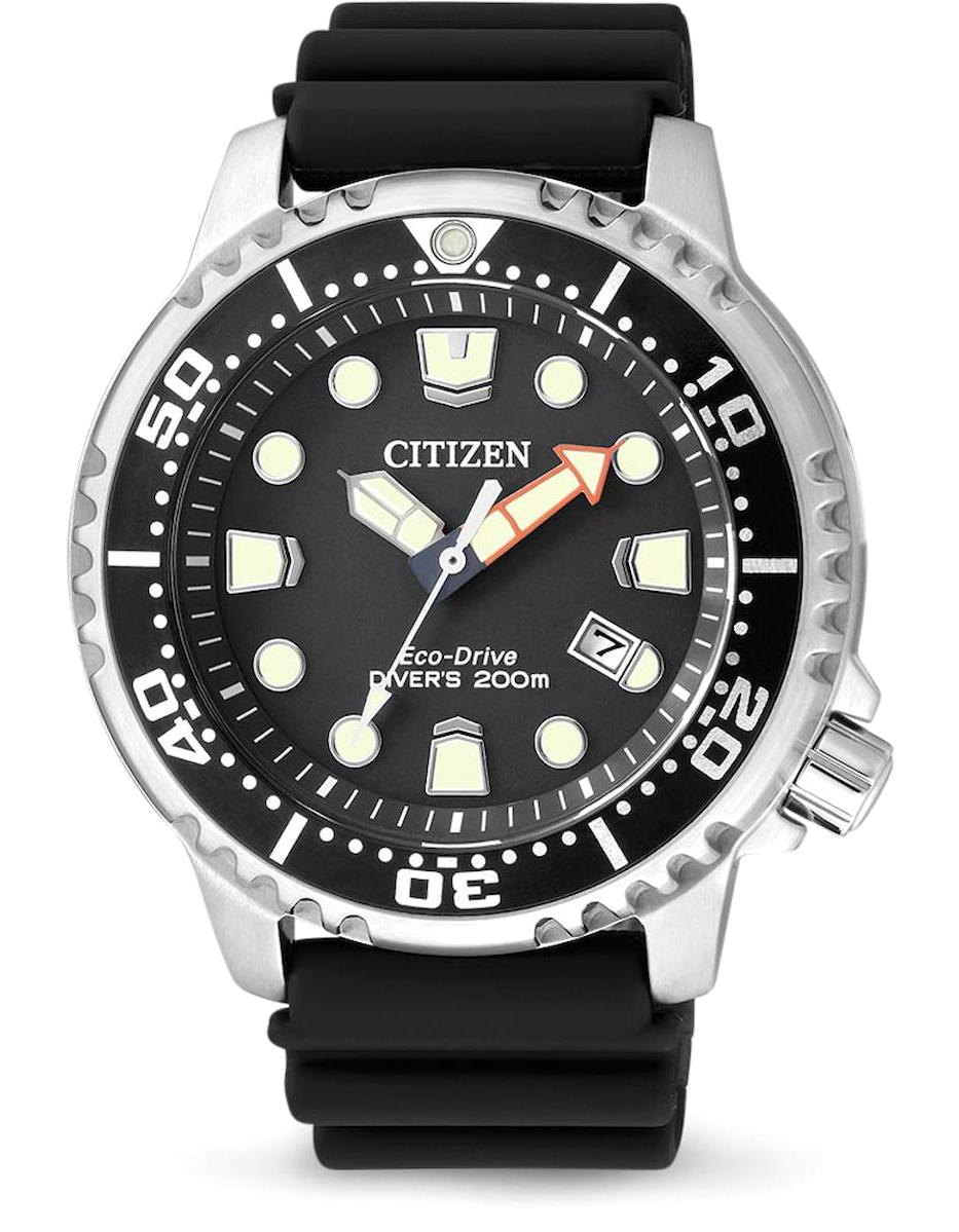 Citizen BN0150-10E Takvimli 44 mm Siyah Silikon Kordon Analog Erkek Kol Saati