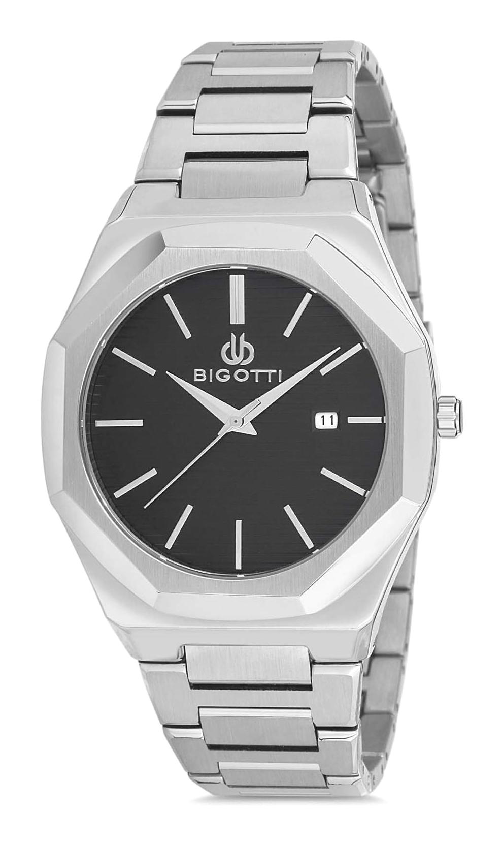 Bigotti BG.1.10186.1 Takvimli 41 mm Çelik Kordon Analog Erkek Kol Saati