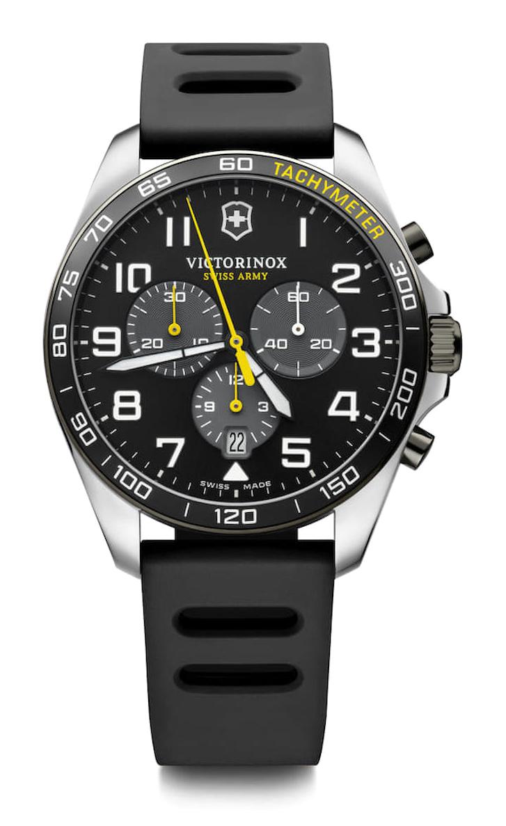 Victorinox Field Force 241892 Pusulalı Takvimli 42 mm Siyah Kauçuk Kordon Analog Kol Saati
