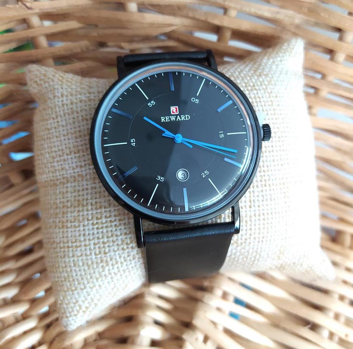Reward RD63088M Takvimli 43 mm Siyah Çelik Kordon Analog Erkek Kol Saati