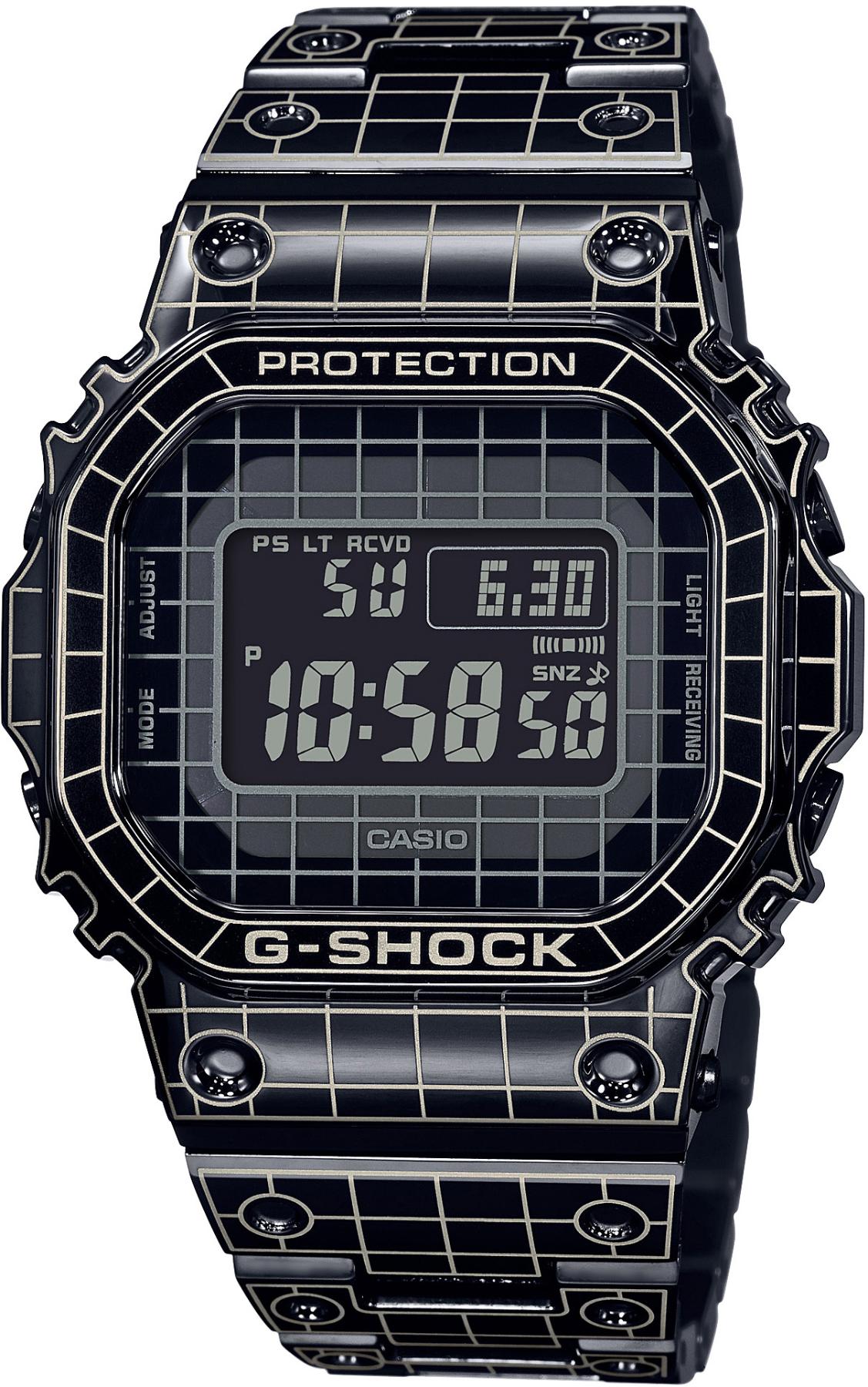 Casio GMW-B5000CS-1D Takvimli 43.2 mm Siyah Çelik Kordon Analog Kol Saati