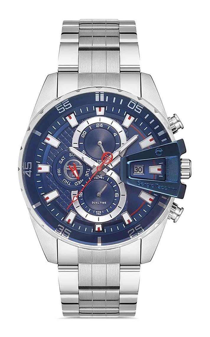 Sergio Tacchini ST.1.10171.2 Takvimli Çelik Kordon Analog Erkek Kol Saati