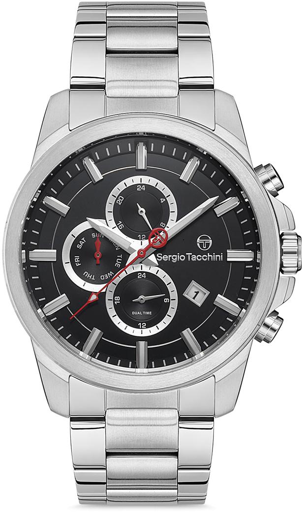 Sergio Tacchini ST.1.10158.1 Takvimli 44 mm Çelik Kordon Analog Kol Saati