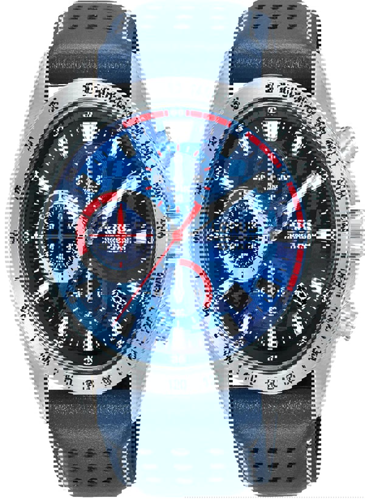 Lorus RM317JX9 Takvimli 44 mm Lacivert Deri Kordon Analog Erkek Kol Saati