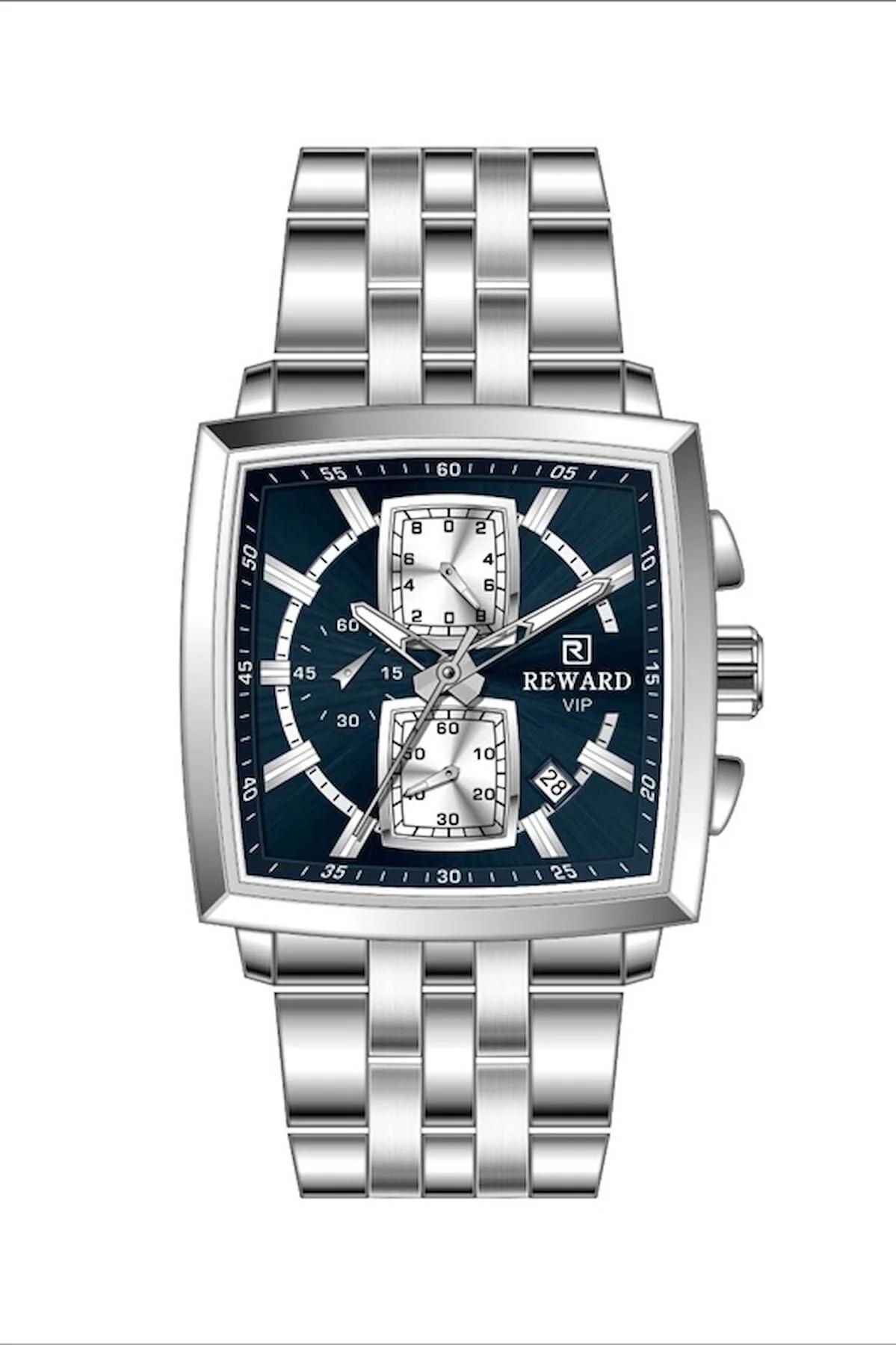Reward A142491 Takvimli 36 mm Çelik Kordon Analog Erkek Kol Saati