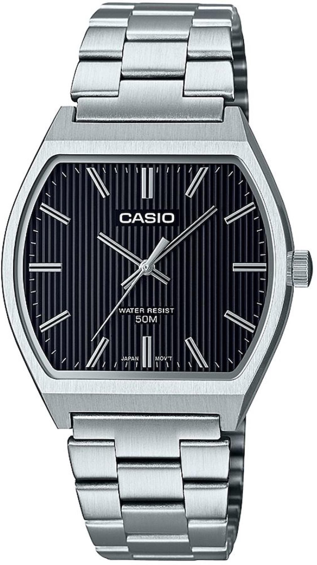 Casio MTP-B140D-1AVDF Takvimli 36 mm Çelik Kordon Analog Erkek Kol Saati