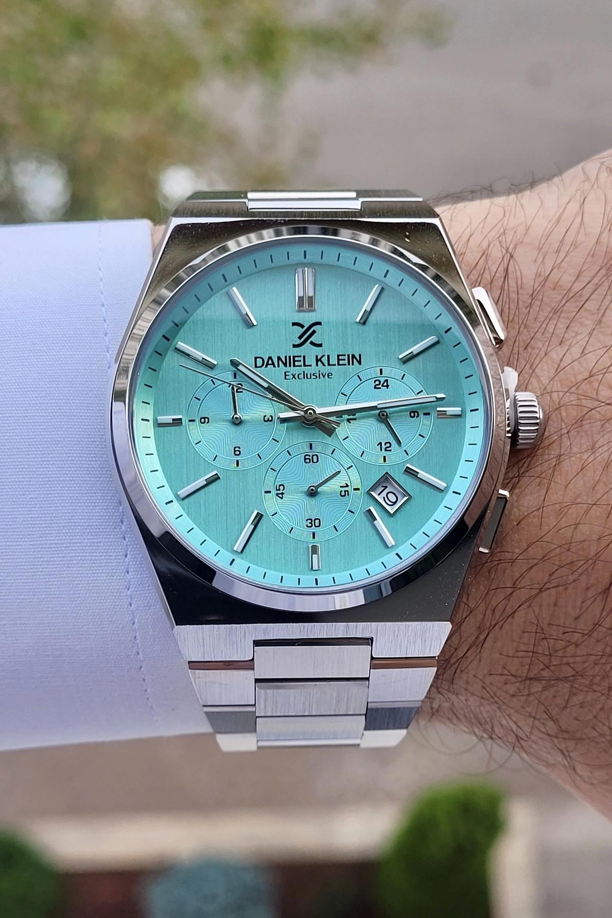 Daniel Klein DKISTE855 Takvimli 42 mm Çelik Kordon Analog Erkek Kol Saati