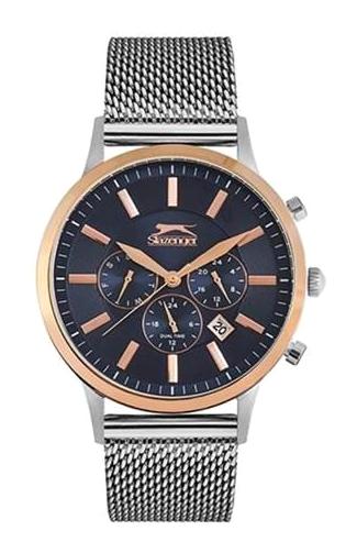 Slazenger SL.09.1761.2.05 Takvimli 42 mm Çelik Kordon Analog Kol Saati