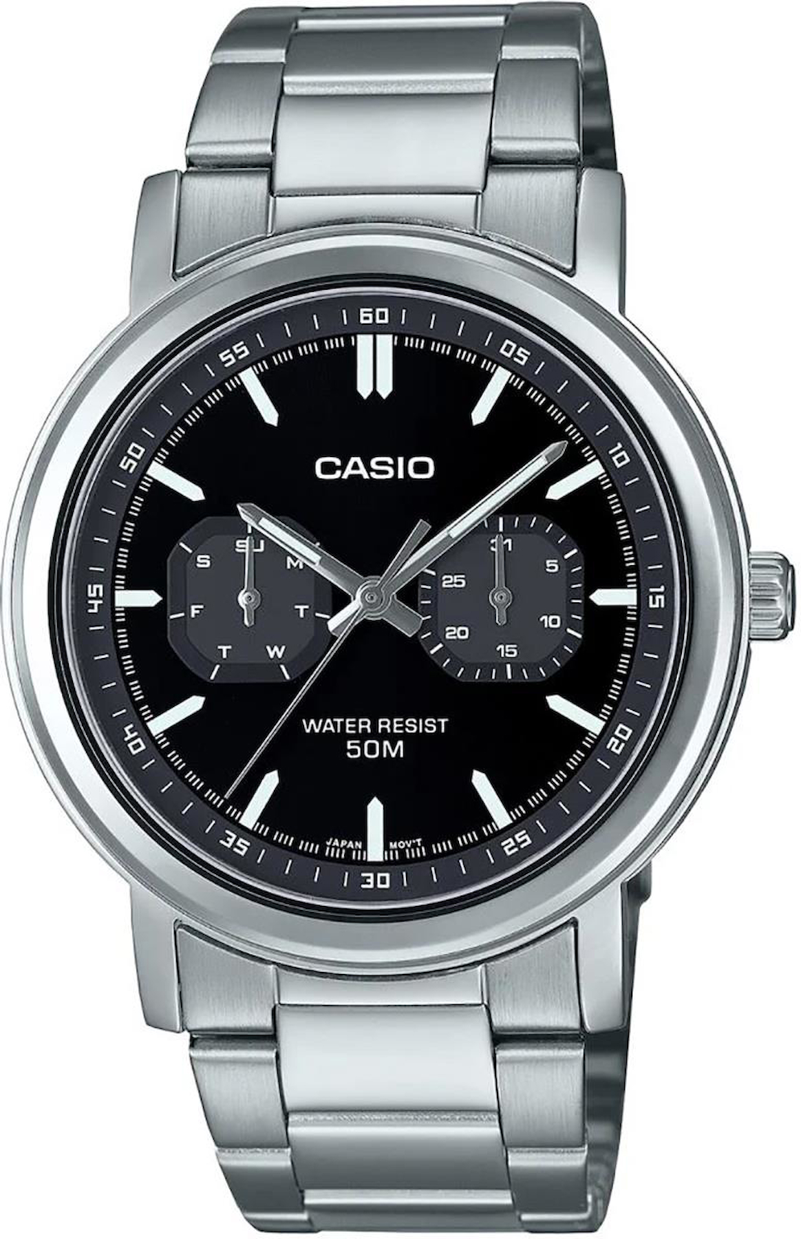 Casio MTP-E335D-1EVDF Takvimli 41 mm Çelik Kordon Analog Erkek Kol Saati
