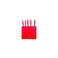 Aryıldız 30279-2 6 Parça Bıçak Set Kırmızı Saplı (50004)