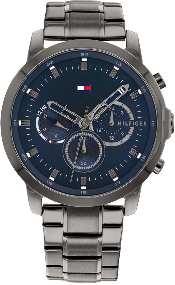 Tommy Hilfiger TH1791796 Takvimli 46 mm Füme Çelik Kordon Analog Erkek Kol Saati