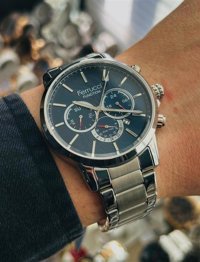 Ferrucci FCF.13406FM.03 Takvimli 43 mm Çelik Kordon Analog Erkek Kol Saati