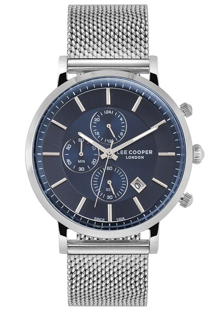 Lee Cooper LC07010.390 Takvimli 45 mm Çelik Kordon Analog Erkek Kol Saati