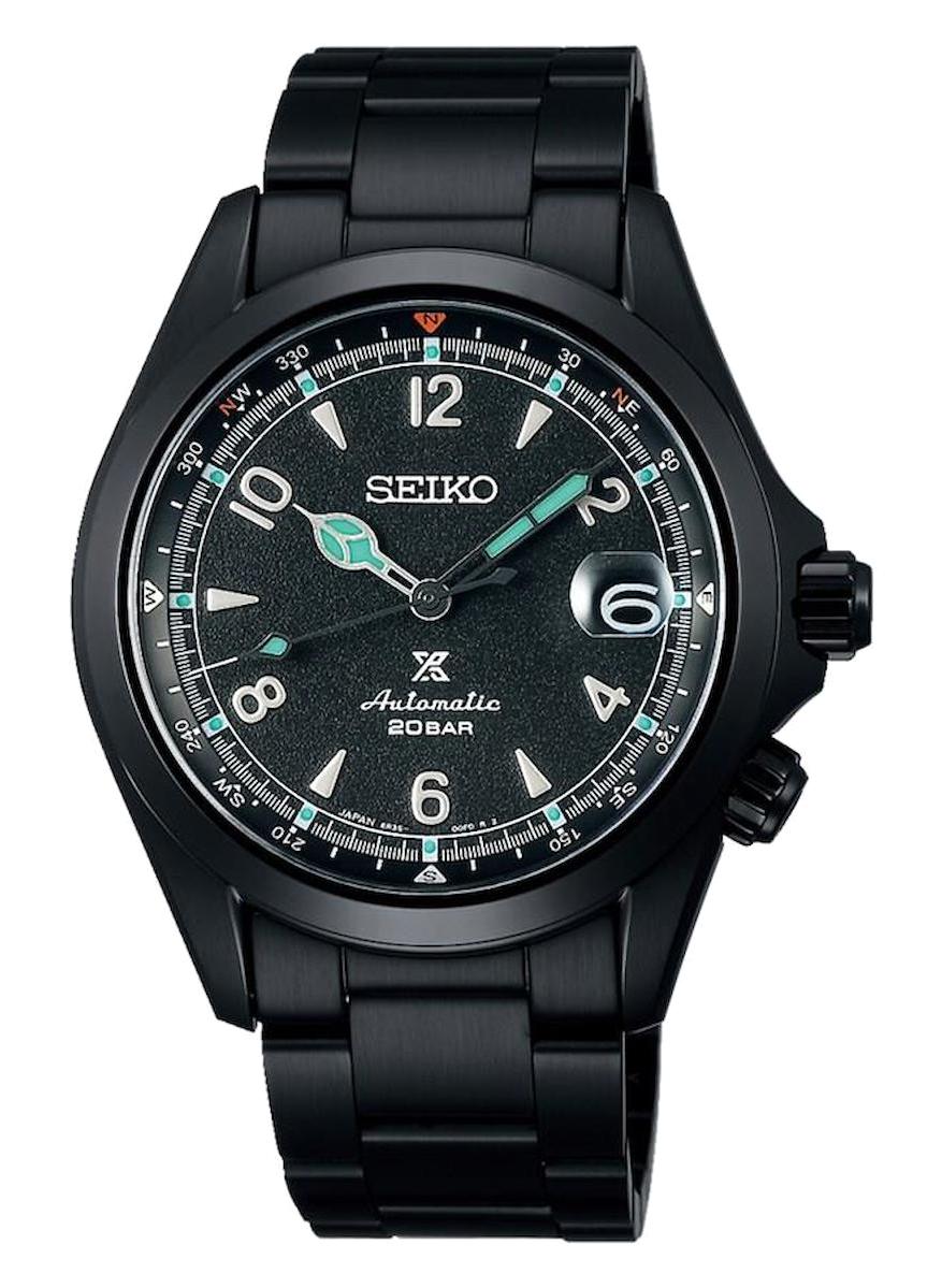 Seiko SPB337J1 Takvimli 40 mm Siyah Çelik Kordon Analog Erkek Kol Saati