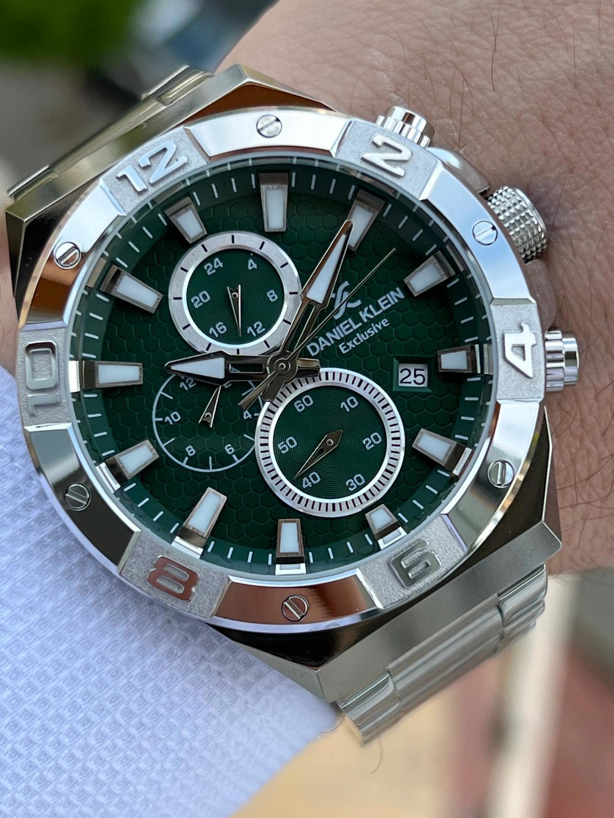Daniel Klein DK.1.10678-3 Takvimli Çelik Kordon Analog Erkek Kol Saati