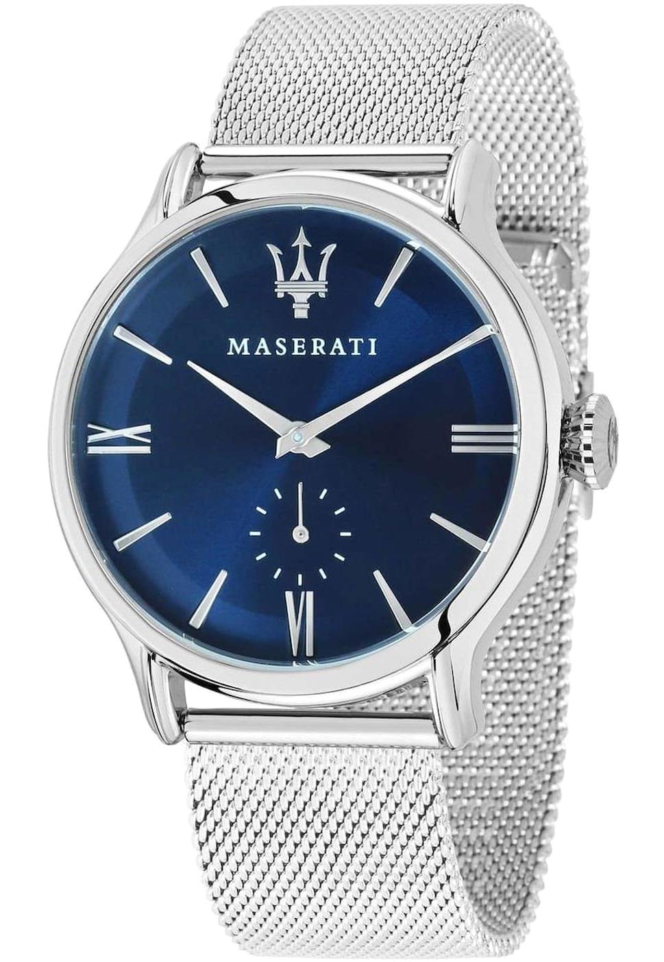 Maserati R8853118006 Takvimli 42 mm Gri Hasır Kordon Analog Erkek Kol Saati
