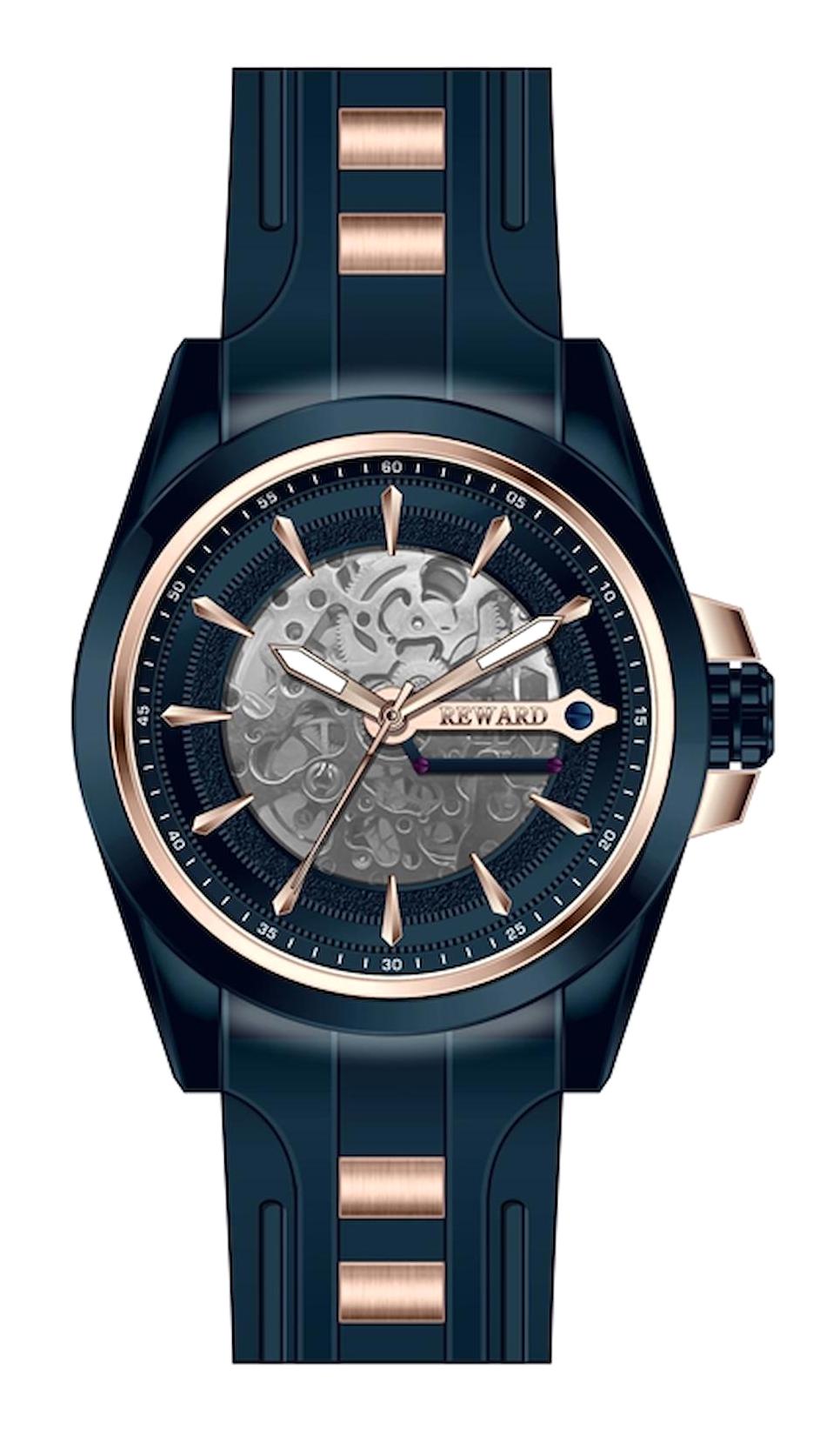 Reward A144602 44 mm Lacivert Silikon Kordon Analog Erkek Kol Saati