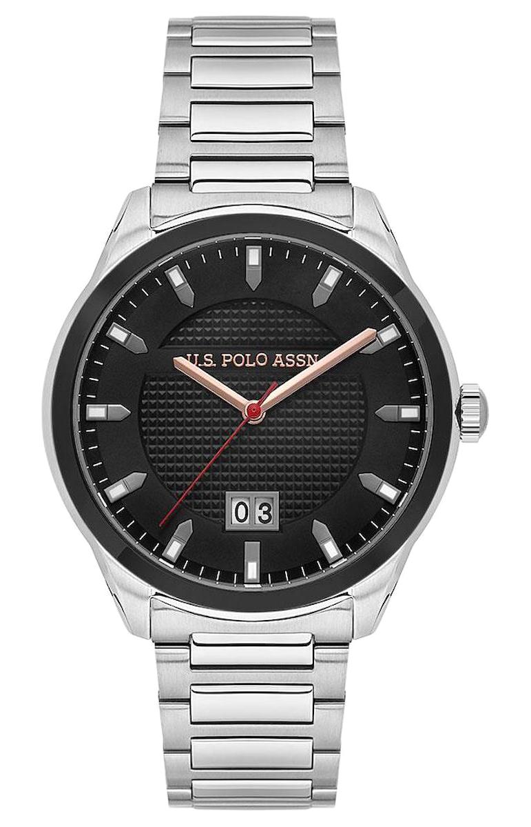 U.S. Polo Assn USPA1087-04 Takvimli 42 mm Çelik Kordon Analog Erkek Kol Saati