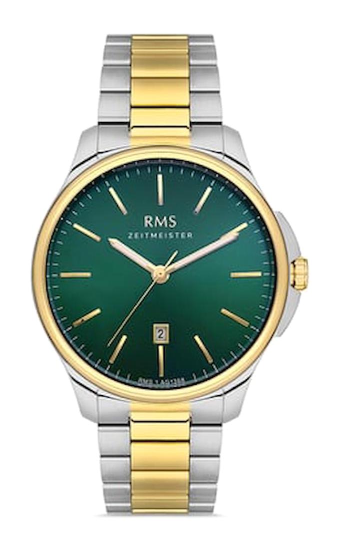 Romanson RMS.1.AG1368.13 Takvimli 43 mm Altın-Çelik Kordon Analog Erkek Kol Saati