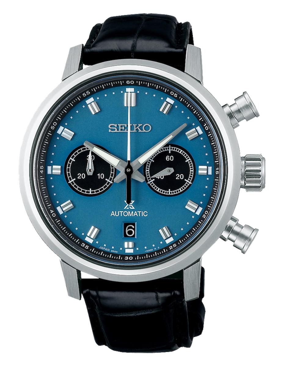 Seiko SRQ039J1 Takvimli 43 mm Siyah Deri Kordon Analog Erkek Kol Saati