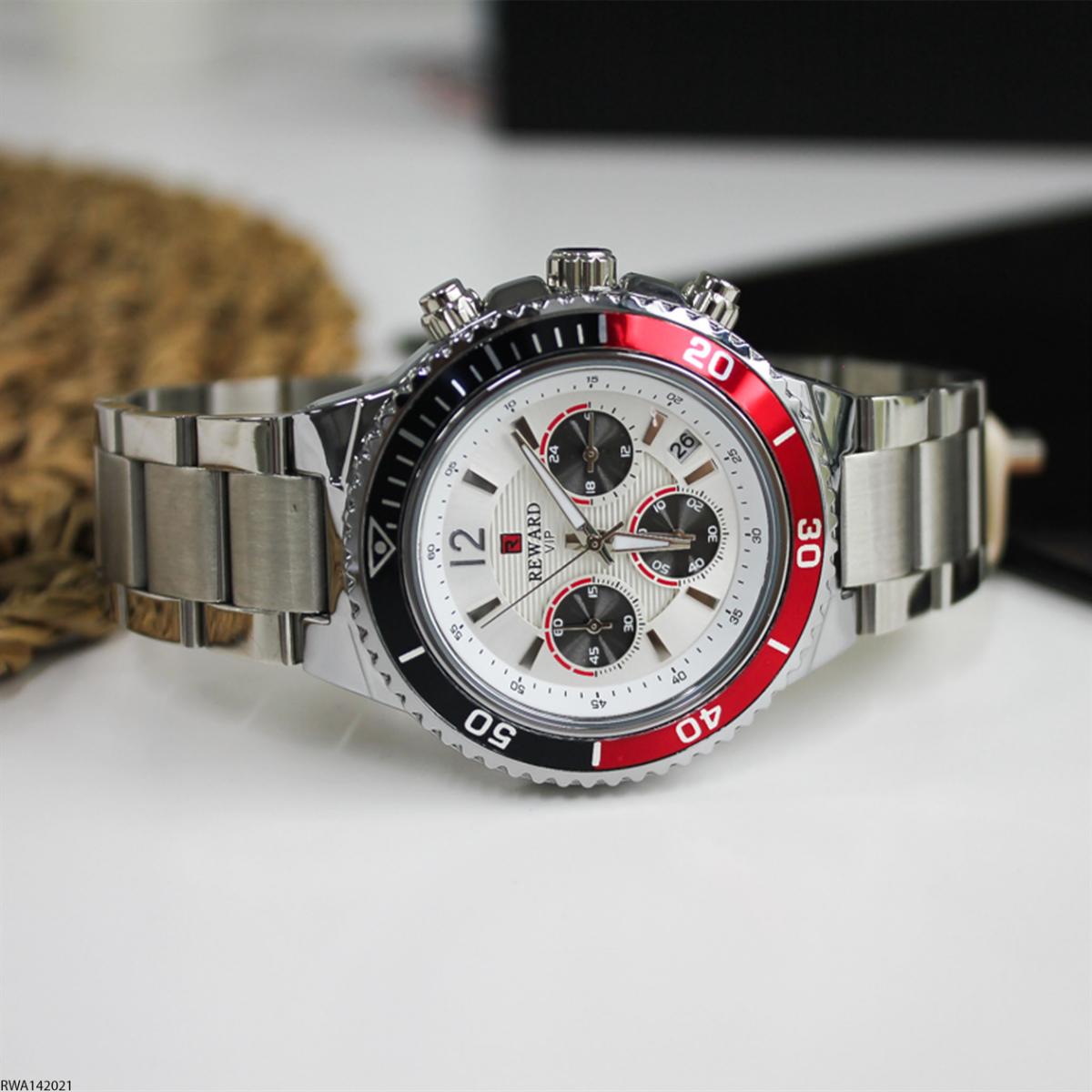 Reward RWA142021 Takvimli 44 mm Metal Kordon Analog Erkek Kol Saati