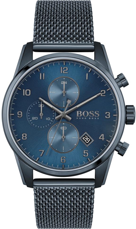 Hugo Boss HB1513836 Pusulalı Takvimli Antrasit Metal Kordon Analog Erkek Kol Saati