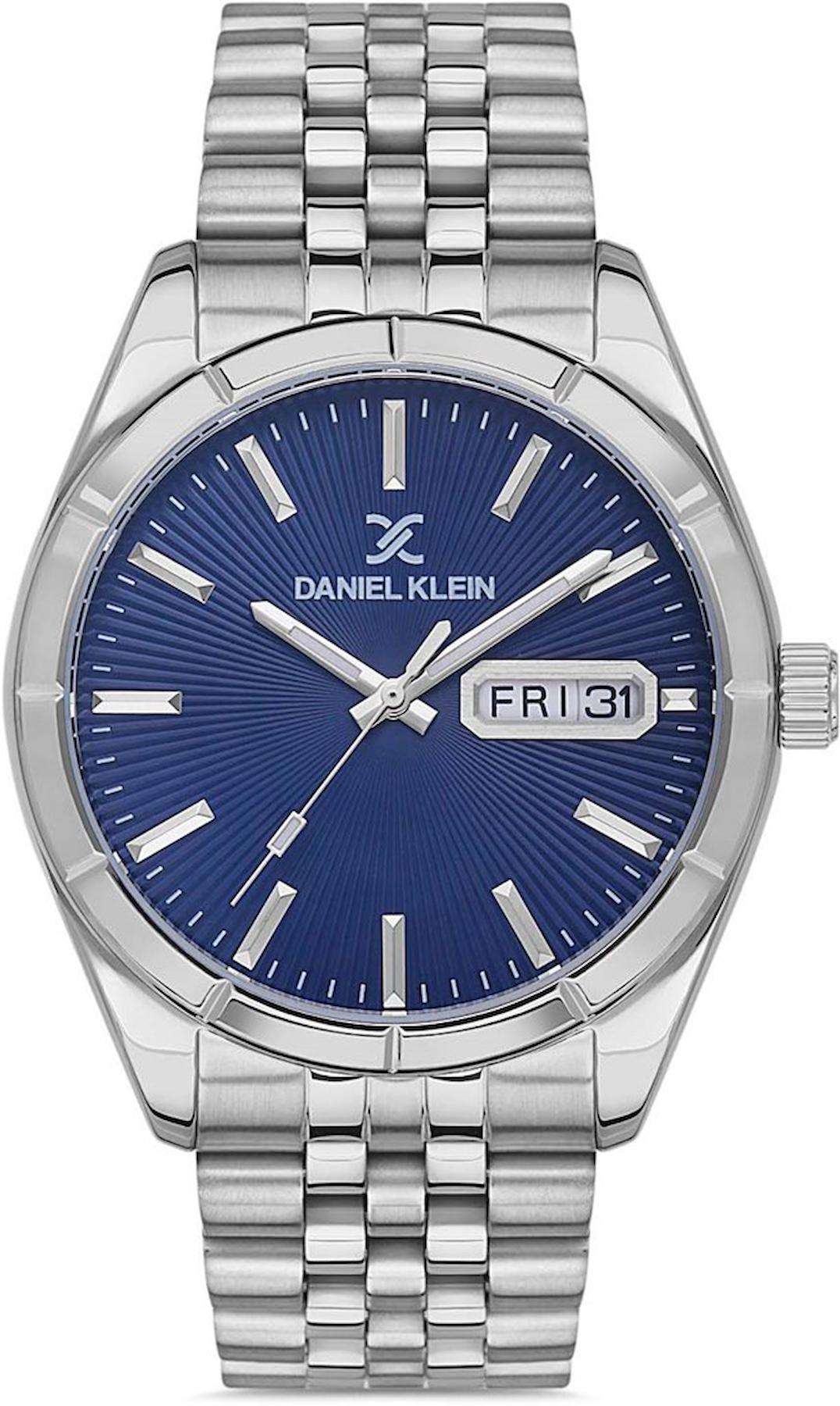 Daniel Klein DKE.1.10058.6 Takvimli 44 mm Çelik Kordon Analog Erkek Kol Saati