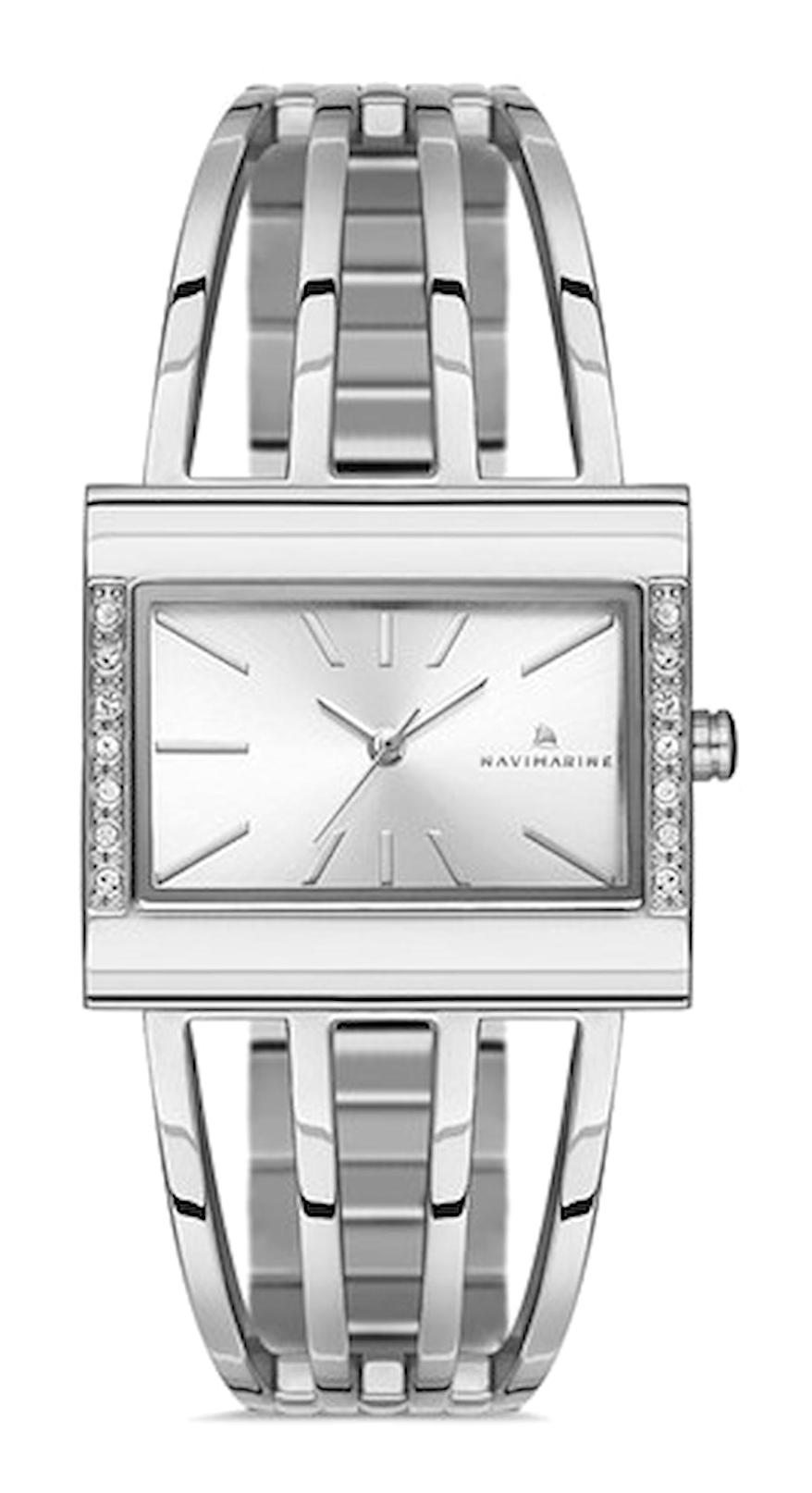 Navimarine NM133-01 33 mm Çelik Kordon Analog Kol Saati