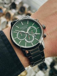Ferrucci FCF.13406M.04 Takvimli 43 mm Çelik Kordon Analog Erkek Kol Saati