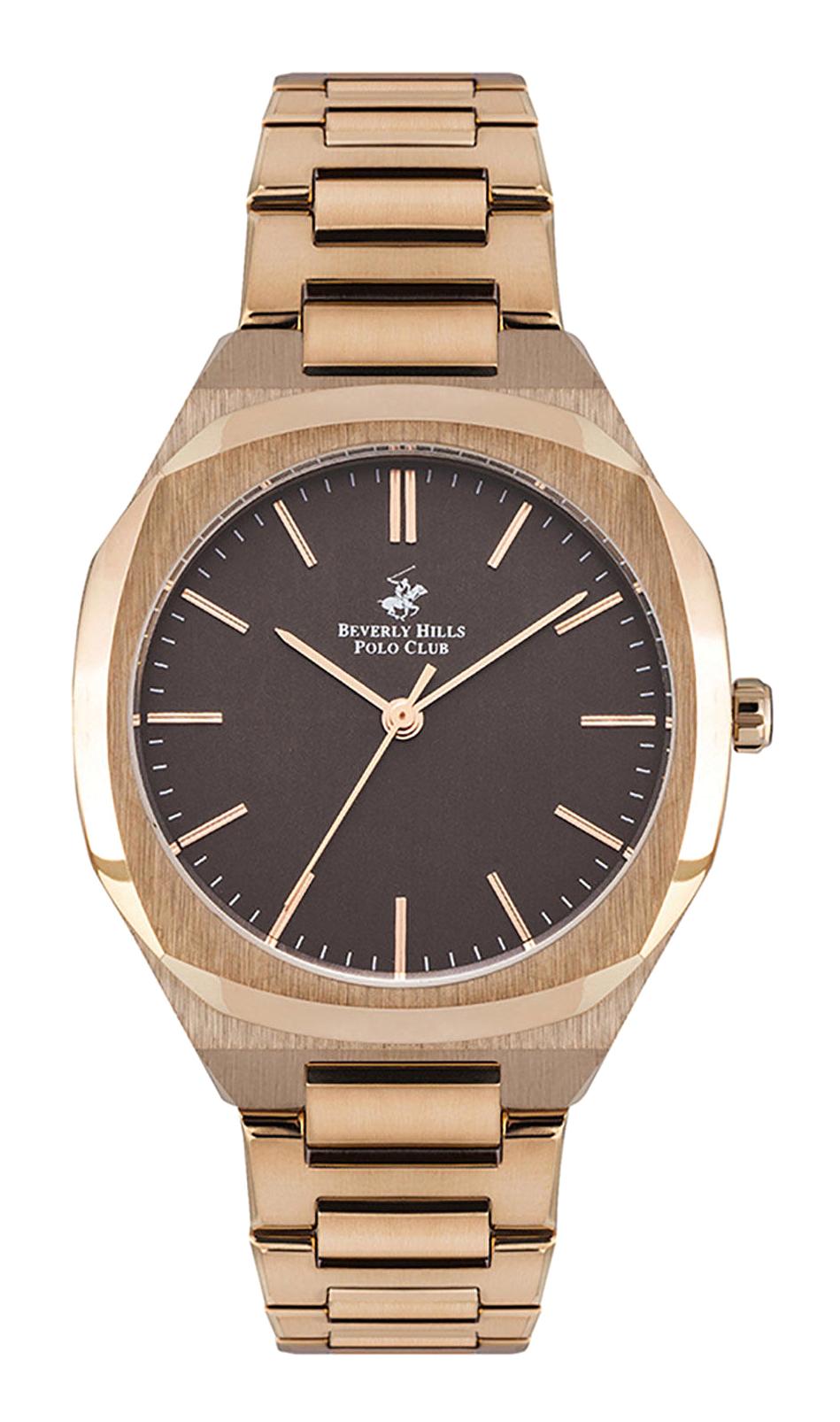 Beverly Hills Polo Club BP3023X440 40 mm Bakır Çelik Kordon Analog Erkek Kol Saati