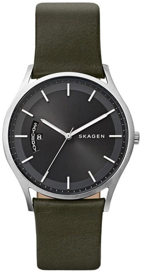 Skagen SKW6394 Takvimli 40 mm Siyah Deri Kordon Analog Kol Saati