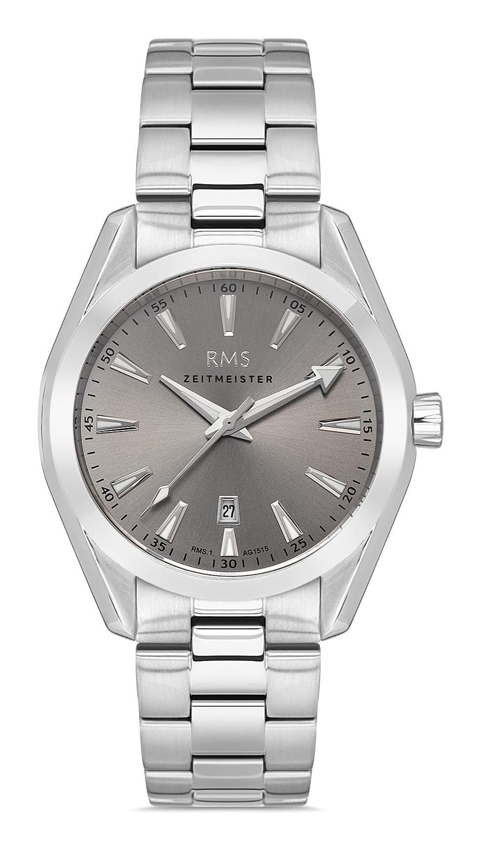 Romanson RMS.1.AG1515.04 Takvimli 42 mm Çelik Kordon Analog Erkek Kol Saati