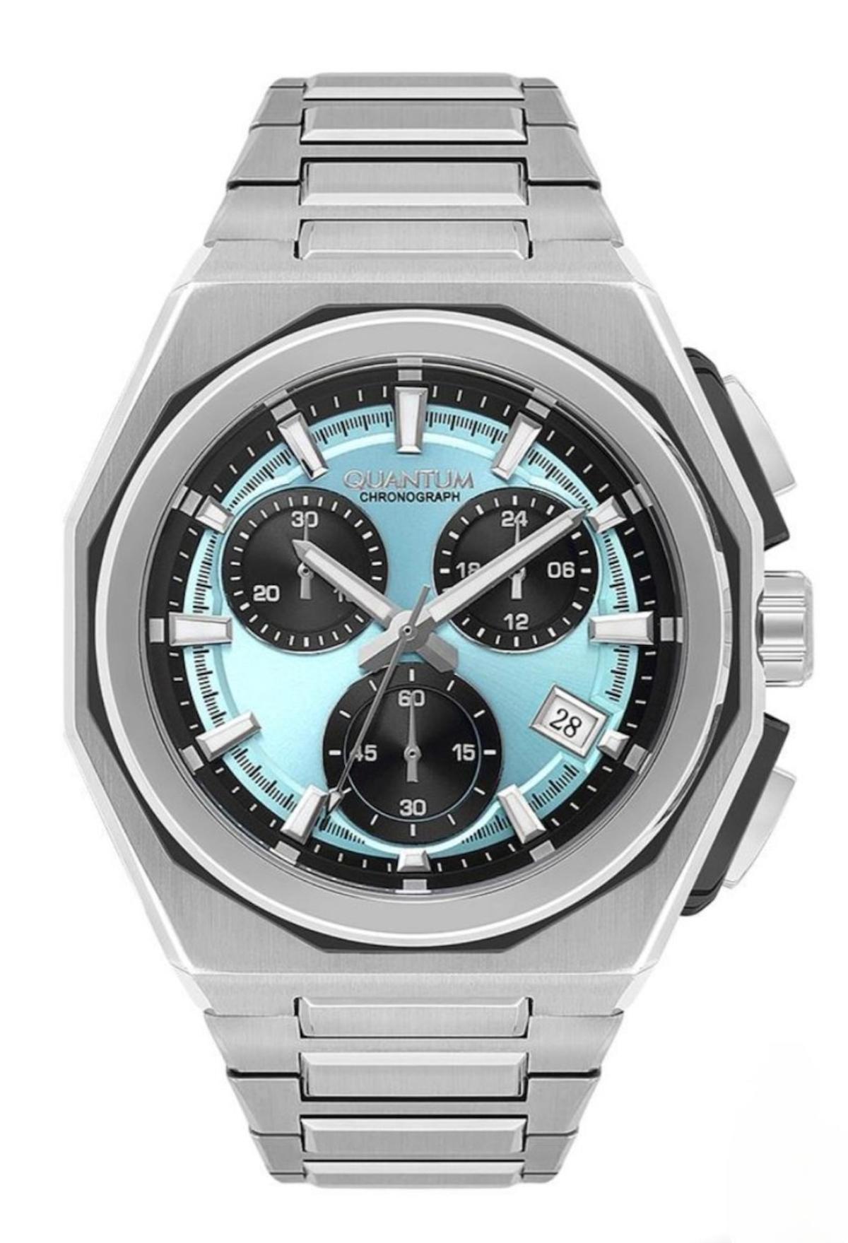 Quantum PWG1079.300 Takvimli 44 mm Çelik Kordon Analog Erkek Kol Saati