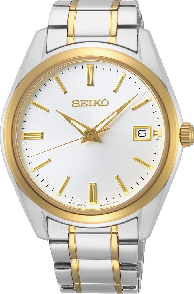 Seiko SUR312P Takvimli 40 mm Altın-Çelik Kordon Analog Erkek Kol Saati