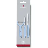 Victorinox 6.7116.33L22 Swiss Classic Trend Colors Soyacak ve Soyma Bıçak Seti - Mavi