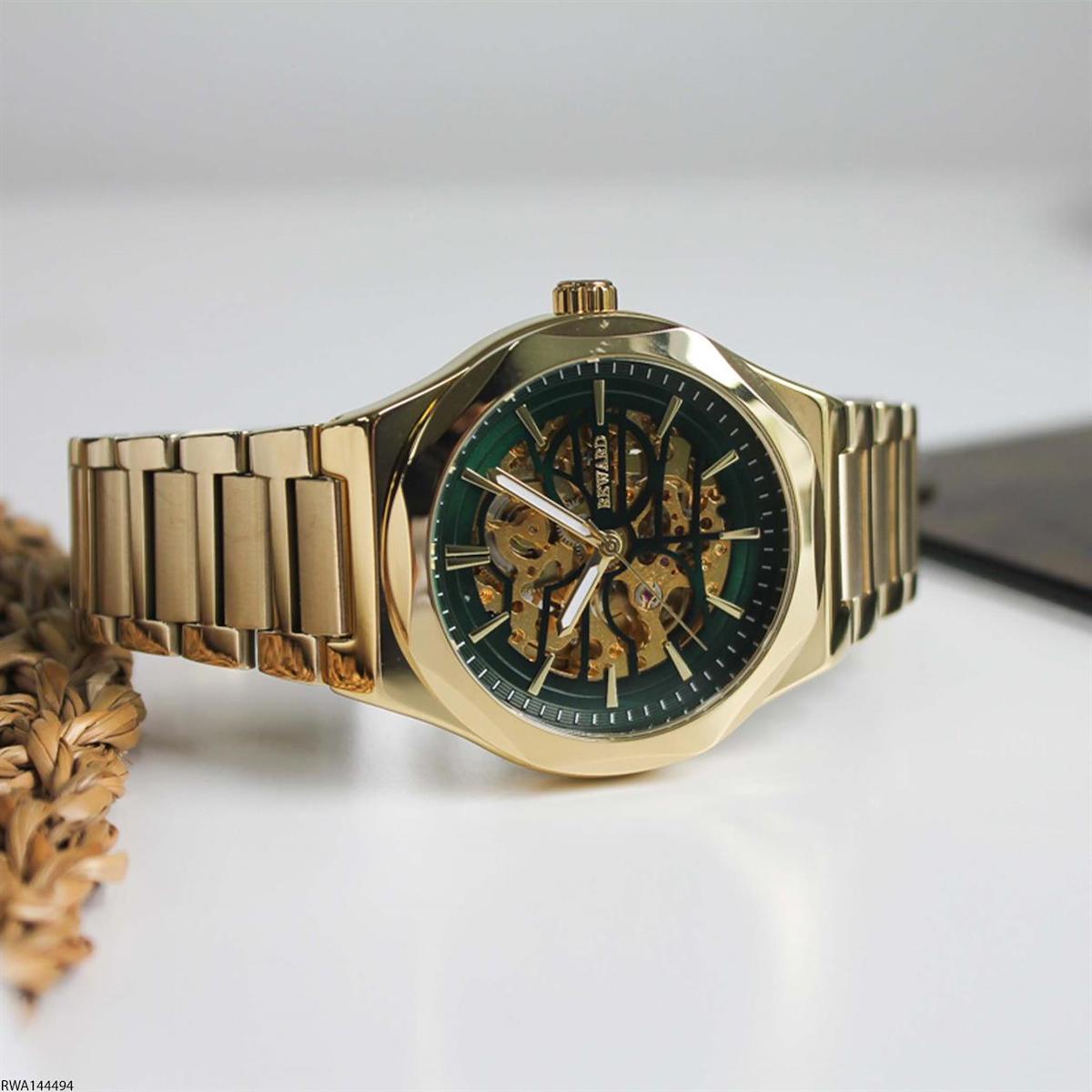 Reward RWA144494 44 mm Altın Çelik Kordon Analog Erkek Kol Saati