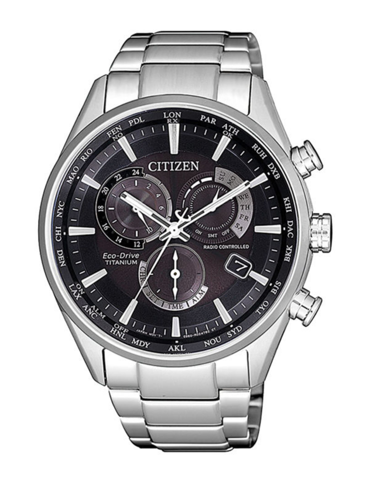Citizen CB5020-87E Takvimli 42 mm Gri Titanyum Kordon Analog Kol Saati