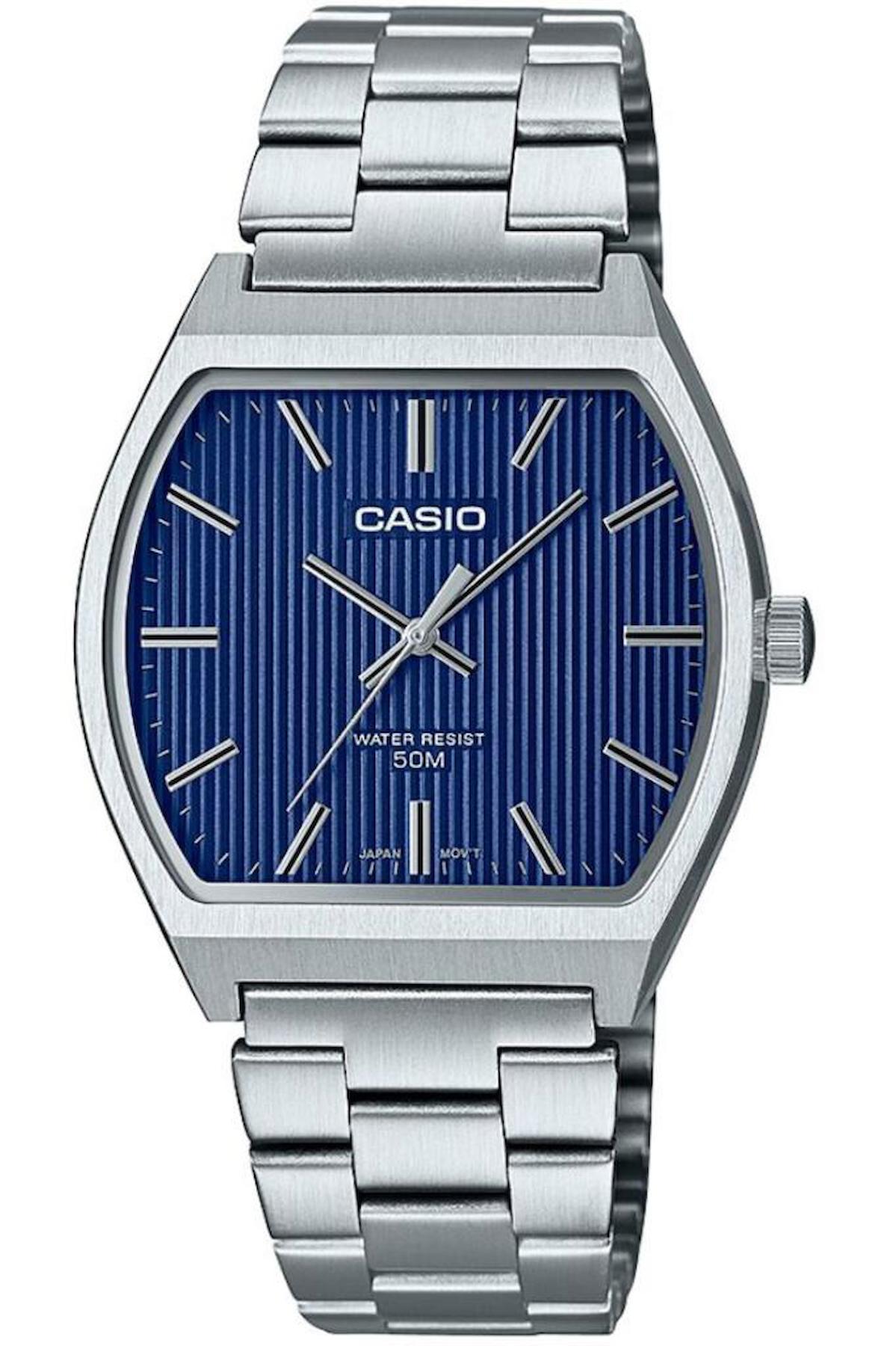 Casio MTP-B140D-2AVDF Takvimli Çelik Kordon Analog Erkek Kol Saati