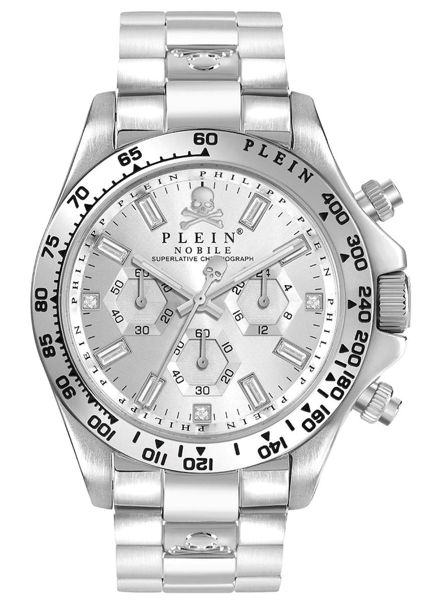 Philipp Plein PWCAA0321 Takvimli 44 mm Çelik Kordon Analog Erkek Kol Saati