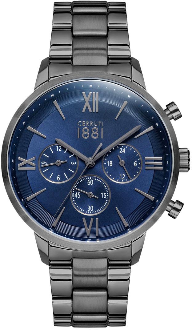 Cerruti 1881 CRA23409 43 mm Çelik Kordon Analog Erkek Kol Saati