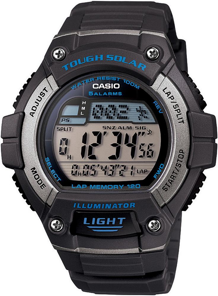 Casio W-S220-8AVDF Takvimli Siyah Silikon Kordon Dijital Erkek Kol Saati