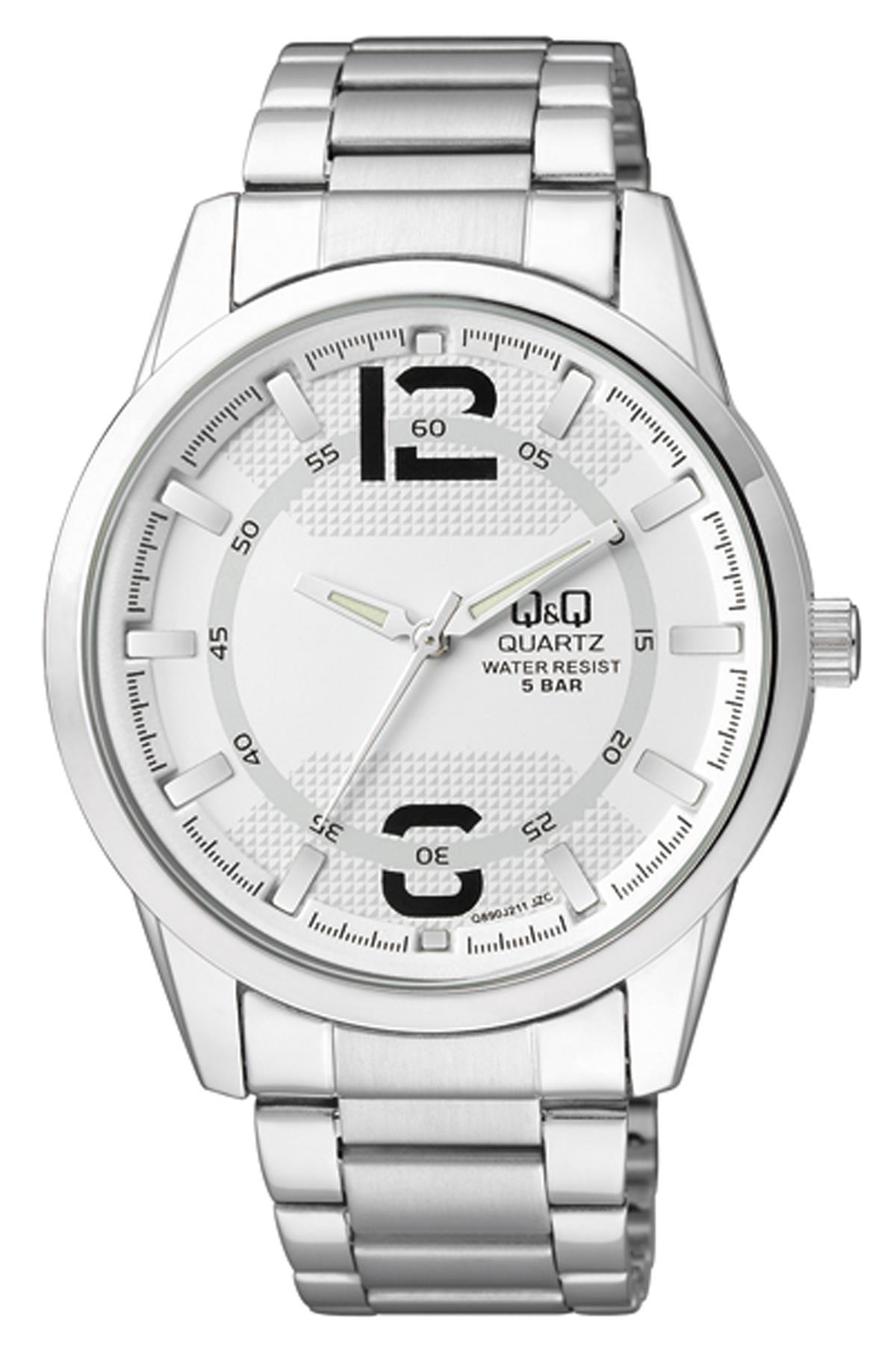 Q&Q 3G336 42 mm Metal Kordon Analog Erkek Kol Saati